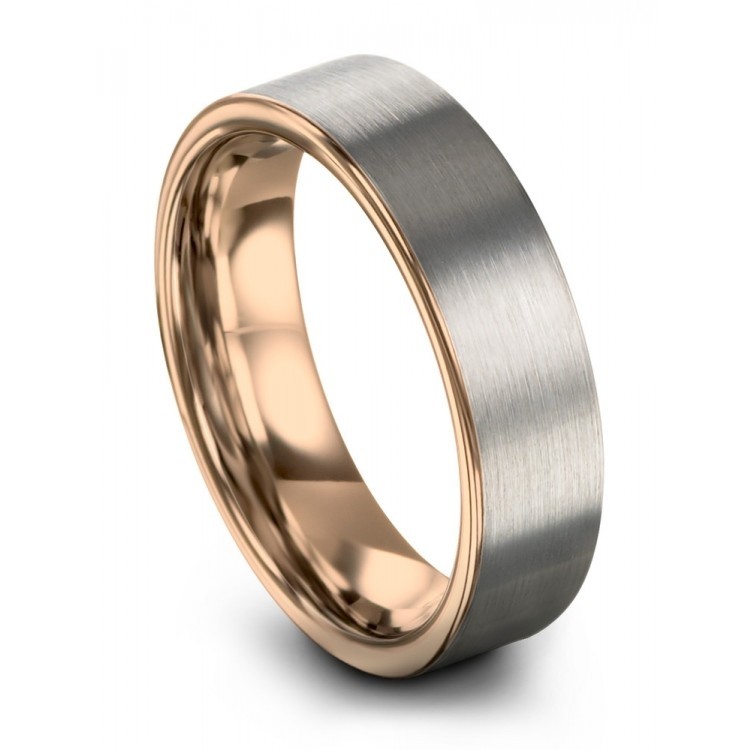 Rose Gold 6mm Unique Wedding Ring