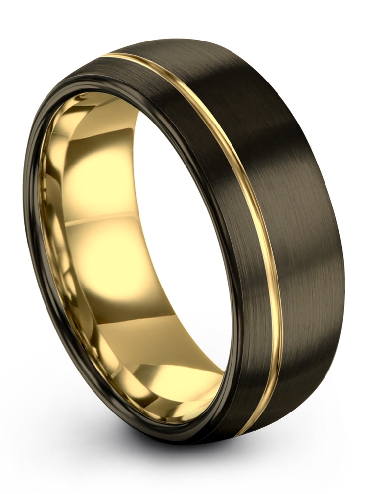 Yellow Gold Male Wedding Bands | vlr.eng.br